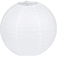 Los mejores  - LIHAO - Paquete de 10 farolillos redondos de papel- pantalla de lámpara- forma de bola- 30-5 cm- para decoración en…